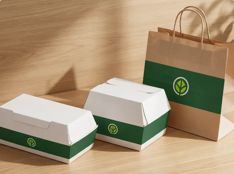 Caixas de lanche e sacola de delivery personalizadas